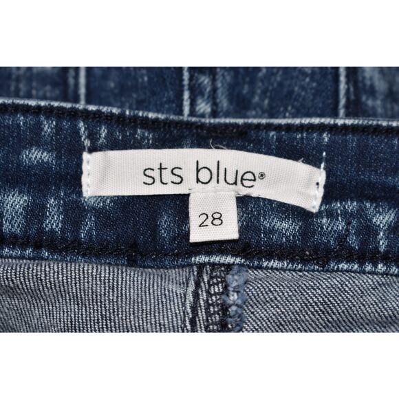 STS BLUE NEW $59 Ellie Crop Skinny 10" High‎ Rise Stretch Denim Jean Size 28 - Picture 4 of 4